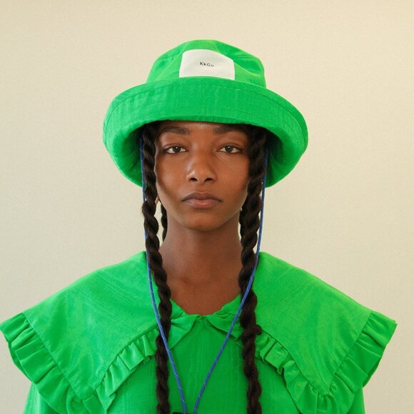 KkCo Gardener Bucket Hat In Grass Green